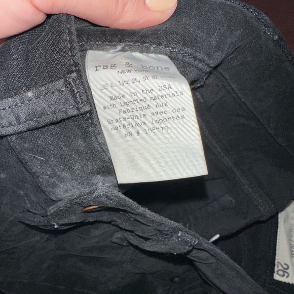 Rag and Bone legging velvet pants - Picture 8 of 8